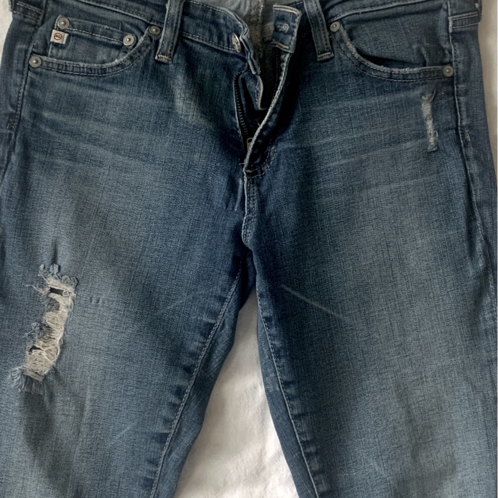Adriana Goldschmied Jeans. Beautifully distressed